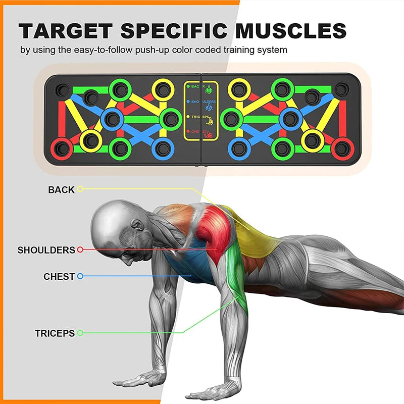 Folding Push-Up Board Chest